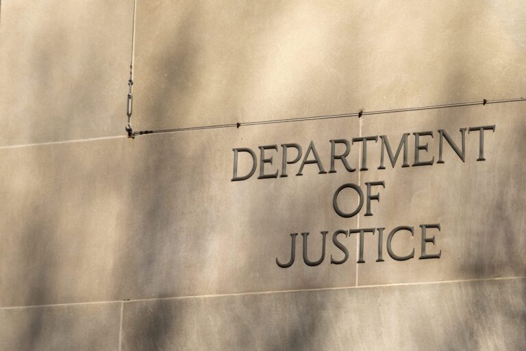 U.S. Department of Justice headquarters in Washington, D.C.