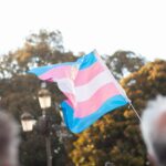 Flag associated with gender identity advocacy
