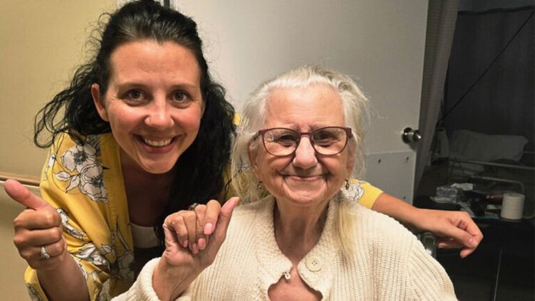 Brigitte Kranendonk with her grandmother Brigitte Stegemann